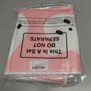 Tinideya Halloween Ghost Bathroom Rug 20 x 32 Inch Cute Spooky Halloween Bathroom Decor Non Slip Bath Mat Machine Washable Ghost Shower Floor Mat for Bath Home Decor(Pink, White)