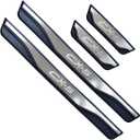 Stainless Door Sill Protector Kick Plate Entry Guard Kit for Mazda CX-5 2013-2026 Interior Accessory (Silver CX 5)