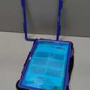 SEYMAC stock Case for Samsung Galaxy Tab S10 FE+ Plus 5G Tablet Case 13.1'' Protective with Screen Protector, Pen Holder, 360 Rotate Stand, Hand Strap, Shoulder Strap, Blue1