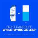Head & Shoulders Anti-Dandruff Shampoo with 1% Pyrithione Zinc, Classic Clean, Fresh Scent, Daily Use, Moisturizing, Flake Control, Color-Safe, Safe for All Hair Types - Dry, Itchy Scalp, 28.2 Fl Oz