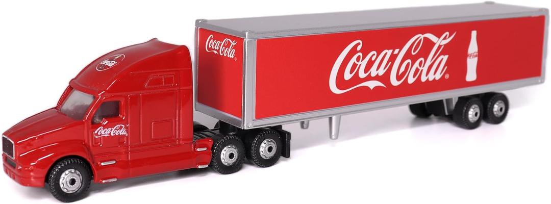 Coca-Cola Diecast Collectible | Long Hauler | 1:87 Diecast Scale Model 487010 | Officially Licensed Coca-Cola Diecast