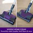 Kenmore 600 Series Pet Friendly Lightweight Bagged Canister Vacuum with Pet PowerMate, Pop-N-Go Brush, 2 Motors, HEPA Filter, Aluminum Telescoping Wand, Retractable Cord and 4 Cleaning Tools, Purple