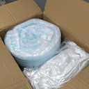 Dual Layer 3 Inch Memory Foam Mattress Topper Queen Size, 2 Inch Cooling Gel Memory Foam Plus 1 Inch Pillow Top Mattress Pad Cover, with 8-21 Inch Deep Pocket