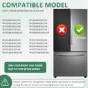DA97-12650A Compatible for Sam-sung RF263beaesr RF260beaesr RF261beaesr Rf260beaeww Sam-sung Refrigerator Door Shelf Bin,Right Side Sam-sung Fridge Door Shelves