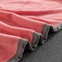 Fleece Bed Blankets Twin Size - Soft Lightweight Plush Fuzzy Cozy Luxury Blanket Microfiber Throw for Couch Bed,All-Season Breathable,60x80 Inches (Watermelon Red)