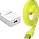 USB Charge Cable Cord Wire & Fast Charging QC3.0 AC Wall Adapter Block for UE Ultimate Ears Power Up Charging Dock, Boom 3, Megaboom 3, Blast, Megablast, Wonderboom, Roll