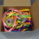Junkin Ribbon Rings Hand Kite Waldorf Toys Dancing Wrist Ribbons Rainbow Streamers with Wood Ring Educational Toy for Playroom Dancing Birthday Party Gift(Rainbow,48 Pcs)