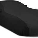 Coverking Custom Fit Exterior Car Cover Designed for Select Ford Mustang Model Vehicles: Stormproof Fabric, Black Sides with Charcoal Center