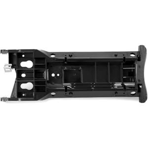 HECASA Center Console Lid Armrest Sliding Mechanism Compatible with 2006-2011 Honda Civic ABS Plastic Black