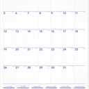 AT-A-GLANCE Wall Calendar 2026-2027 Planner, Academic 12-Month July-June, Monthly, 15-1/2" x 22-3/4", Ruled Daily Blocks (AY328), 15.5"W x 22-3/4"H