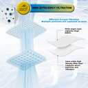 5 Pack VF3502 Replacement for Rigid Shop Vac Bags Size A, compatible with RIDGID 12-16 Gallon Wet/Dry Vacuums, High Efficiency Dust Filter Bags, Part# 23743