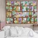 Amazon.com: LB Vintage Farmhouse Plant Tapestry Wall Hanging Green Cactus & Succulent Plants on Wood Shelf Decor Boho Botanical Wall Art for Bedroom Living Room Dorm Office 60x40 Inches : Home & Kitchen