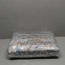 Qucover King Size Quilt Bedding Set, Teal Blue Striped Reversible Boho Quilt Sets, 3pc Lightweight Microfiber Oversized King Bedspread Coverlet for All Season, Bohemian Bedroom Decor