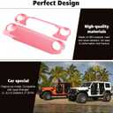 RT-TCZ Center Console Trim Cover Dashboard Control Panel Cover Decorative Interior Accessories for Jeep Wrangler JL JLU & Gladiator JT 2018-2022,Pink