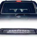 Third Brake Light with Strobe Flash for 2003-2009 Toyota 4RUNNER Without Rear Spoiler, High Mount Rear Brake Lights Assembly, Waterproof Rear Cab Center Tail Lights (Chrome)
