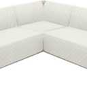HDCAXKJ L Shape Couch Cover Sectional Sofa Cover 4 Pcs Corner Sectional Sofa Slipcovers Sets for Pets Dogs Washable Non Slip U Shaped Furniture Protector for Sectional Sofa (Ivory White, Large)