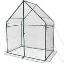 Gardzen Mini Greenhouse with Mesh Cover, Portable Outdoor Greenhouse, Enhanced Ventilation, Ideal for Spring, Summer & Fall 36.2"(L) x53.3(W) x66.1(H)