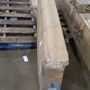 Wood Bed Frame with Upholstered Headboard Wooden Platform with Silent Slat Support Mattress Foundation No Box Spring Needed, Easy Assembly (Full, Oat)