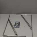 Shelf Brackets 19 Inch (1 Pair) Heavy Duty Stainless Steel Solid Large Triangle Bracket Wall Shelves Supports 500 Lbs (Silver)