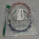 2 Pcs Braided Bangs Headband with Teeth, Professional Weaving Clip & Invisible Fringe Styling Tool for Women Girls, for Fine or Thick Hair