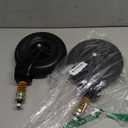 8 Inch Wheelchair Front Caster Wheel with Fork 120kg Capacity PU PVC Alloy Steel Solid Anti Slip Shock Absorbing Universal Fit for Wheelchairs Mobility Equipment