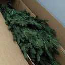 7 ft. Pre-Lit Artificial Christmas Tree Hinged Artificial Xmas Tree
