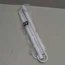 Hanging Closet Rod Adjustable Width Height Closet Rod For Hanging Clothes White 2 Pack Closet Extender Hanging Rod Clothes Space-Saving Hanging Bar Organizer