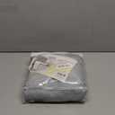 Ruffled Bed Skirt with Split Corners-Dust Ruffle - 12" Drop 100% Microfiber Soft,Sheen & Luxurious Look - Bed Skirts (Light Grey -King)