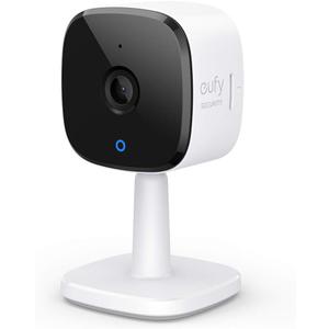 eufy Security Indoor Cam C120 | Plug-in Security Camera 3 MP | 2K with Wi-Fi | IP Camera | Voice Assistant Compatibility | Night Vision | Two-Way Audio | HomeBase 3 Compatible | Audio and Motion Alert
