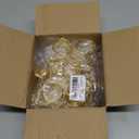 Gold Napkin Rings Set of 20 - Valentine Napkin Rings Fits Various Napkins Styles, Elegant Gold Leaf Design for Dinner Parties, Special Events, Holidays & Valentine Table Decor, as Gifts for Hosts