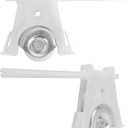 2 Pack Sliding Screen Door Lower Rollers Compatible with Andersen Part #1997310 (1991Present), 1-1/4" Nylon Concave Wheels, Adjustable Replacement.