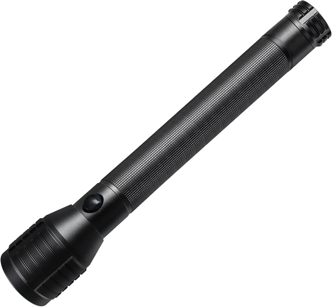 Heavy-Duty LED 4-Cell D Flashlight High Lumens, 3 Modes, Zoomable Flashlights for Power Outages, Hurricane Supplies, Camping