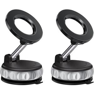 Vacuum Suction Magnetic Phone Holder, 2025 2 Pack Phone Mount for Car