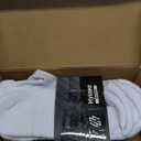 Hylaea No Show Running Athletic Anti-Blister Wicking Coolmax Socks, Seamless Anti-odor (Medium, 3 Pairs White Style 2)