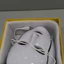 SDKWDH Red Light Photon Facial Mask with Remote Control, 7 Custom Modes with Infrared, Portable with Timer for Home Use