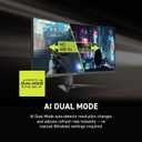 msi MAG 346CQDF E20 34-inch 3440 x 1440 (UWQHD) Gaming Monitor, 200Hz, AMD FreeSync Premium, HDR Ready, HDMI, VGA Port, VESA, Tilt, 0.5ms, Black
