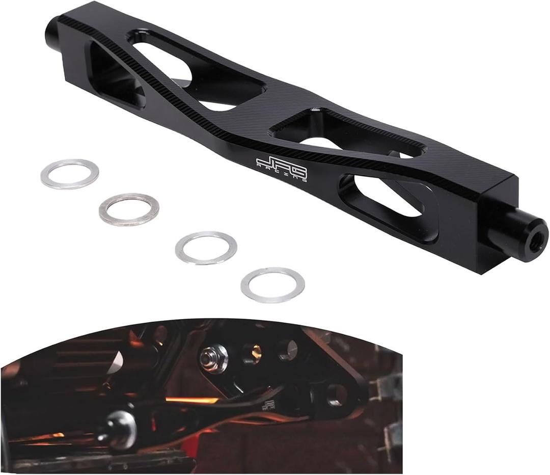 JFG RACING Pegs Support Brace for Surron Light Bee,Bridge Design CNC 7075 Aluminum Peg Brackets for Dirt Bike Sur Ron Light Bee X and S/X160/X260-Black