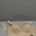 Strapless Bras for Women Push up Bra No-Slip Silicone Strip Hide Back Fat Bra, Size 40B