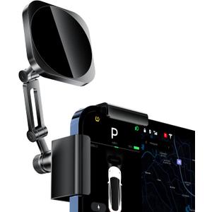 All-Metal Phone Holder for Tesla Model 3/Y and Cybertruck, Car Dash Phone Holder, Accessories Magsafe Car Mount Magnetic Phone Mount Strongest Magnet Power Compatible with Tesla Model Accessories