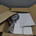 3-Light Bathroom Light Fixtures, 17.23" Black Modern Vanity Lights with Clear Glass Shade, Bathroom Wall Lamp for Mirror Kitchen Living Room Hallway Cabinet Porch