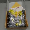 BlissBox 12-Pack Floating Shelves for Wall Compatible with Lego Building Bricks, 5x5.5inch DualSided 16x17 Studs for Toy Brick Storage and Display, ABS Display Shelves for Room Decor, Black