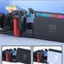 FASTSNAIL [Switch 1/2 Compatible] Controller Charging Dock for Nintendo Switch 2/1 for Joycon 2, 10 in 1 Fast Controller Charger Station Stand for Pro Controller 2/1 with 11 RGB Modes, LED Indicator