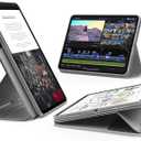 ESR for iPad Pro 11 Inch Case (M5/M4) 2025/2024, Rotating Case with Removable Magnetic Cover, Adjustable Portrait/Landscape Stand, 9 Standing Angles, Shift Series, Grey