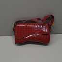 2025 Small Shoulder Bag Y2K Purse for Women, Crocodile Clutch Purse Handbag Satchel Tote Bag Classic Retro Crossbody Bag (Red)