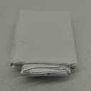 BedDecor Luxury Soft Brushed 400-Thread-Count Egyptian Cotton Embroidered Duvet Cover Set with Beautiful 2-Stripe Embroidery - - Full/Queen - White/Silver Grey