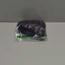 Black Christmas Tree Skirt Small 21 Inches Glitter Velvet Tree Skirt Xmas Tree Skirt for Pencil Tree Decorated Sequin Tree Skirts Mat Round Tree Base Cover for Thanksgiving Christmas Decor Black