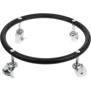 DOITOOL Propane Cylinder Base with Swivel Wheels and Brake Thickened Pipe Gas Tank Stand for Household Gas Cylinders Movable Cylinder Holder 11.61X11.61X3.34In