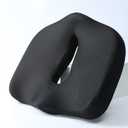 Ramiz Seat Cushion - Ergonomic Cushion for Office Chair For Better Posture - Made of Memory Foam - Relief from Back Pain, Sciatica, Coccyx, and Tailbone Pain - Ideal for Desk, Car Seat, and Wheelchair