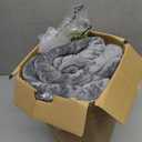Bedsure GentleSoft Fleece Bed Blankets Full Size Grey - Soft Lightweight Plush Fuzzy Cozy Luxury Blanket Microfiber, 84x90 inches