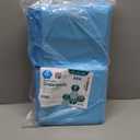 MED PRIDE Disposable Chux Pads 23in X 36in, Super Absorbent Bed Pads for Incontinence, Underpads for Adults, Kids, Pets (50 Count (Pack of 1) Blue/White)